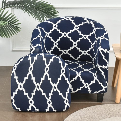 Pokrowiec na fotel klubowy - Blue Chain.jpg