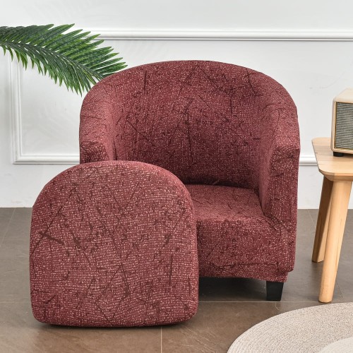 Pokrowiec na fotel klubowy - Red Cracked Concrete.jpg