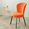ELASTYCZNY POKROWIEC NA KRZESŁO DO KUCHNI - JADALNI - SALONU - FIRE ORANGE.jpg