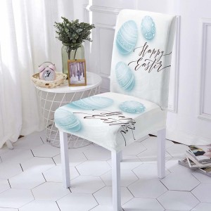 Świąteczny pokrowiec na krzesło - Wesołego Alleluja III