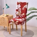POKROWIEC NA KRZESŁO DO KUCHNI - JADALNI - SALONU - Red Blossom.jpeg