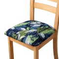 ELASTYCZNY POKROWIEC NA SIEDZISKO KRZESŁA DO KUCHNI - JADALNI - SALONU - YANAGIZOME GREEN FLOWERS.jpeg
