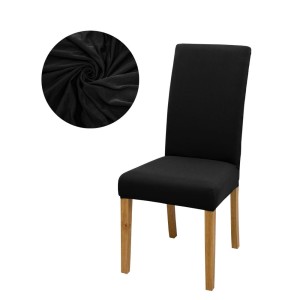 Elastyczny pokrowiec na krzesło - THAMAR BLACK