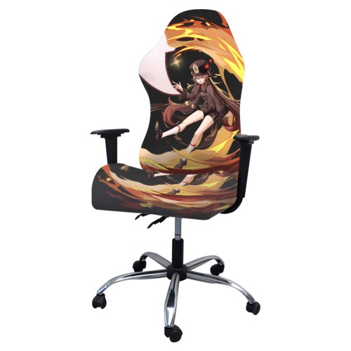 Pokrowiec na fotel gamingowy komputerowy biurowy - krzesło obrotowe - Anime - Hu Tao.jpeg
