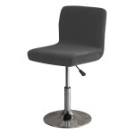 Aksamitny pokrowiec na krzesło barowe - hotelowe - DARK.jpeg