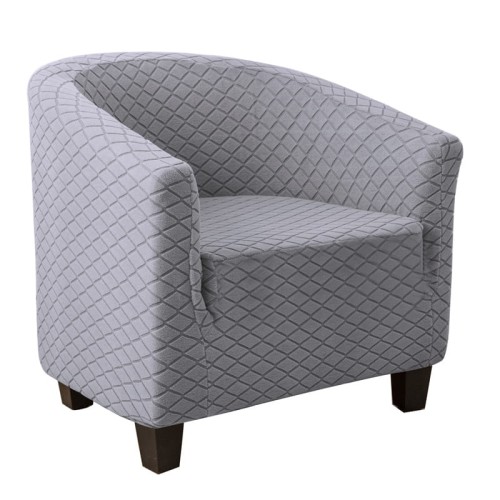 Żakardowy pokrowiec na fotel klubowy - romb - MODERN LAVENDER.jpeg
