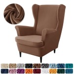 Aksamitny welurowy pokrowiec na fotel uszak IKEA - EARTH FIRED RED.jpeg