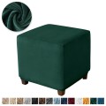 Aksamitny pokrowiec na pufę - podnóżek kwadratowy - DANCING CROCODILES.jpeg