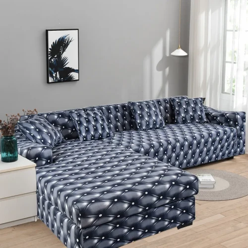 Pokrowiec na narożnik rogówkę - Blue Leather.webp