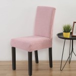 Żakardowy pokrowiec na krzesło wodoodporny - MUD PINK