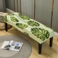 Elastyczny pokrowiec na ławeczkę do kuchni - jadalni - Monstera.jpeg