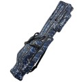 Pokrowiec na wędki - Wodoodporny - 150cm - 3 Warstwy - Blue Camo.jpeg