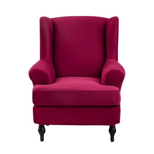 POKROWIEC NA FOTEL USZAK - GŁADKI - CZERWONE WINO.jpeg