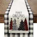 Obrus świąteczny - materiałowy - 183x33cm - Modern Christmas.jpeg