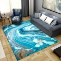 Nowoczesny dywan - Do salonu - Blue Marble.jpeg