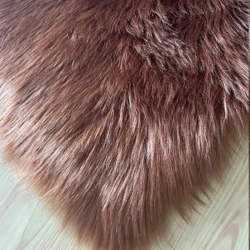 Dywan pluszowy - miękki - do salonu - Brązowy.jpeg