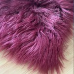 Dywan pluszowy - miękki - do salonu - Wino