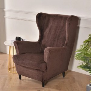 Pluszowy pokrowiec na fotel uszak IKEA STRANDMON - HERITAGE OAK