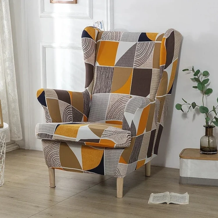 ELASTYCZNY POKROWIEC NA FOTEL USZAK IKEA STRANDMON - Nowoczesny I.jpeg