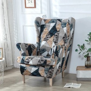 ELASTYCZNY POKROWIEC NA FOTEL USZAK IKEA STRANDMON - Nowoczesny II