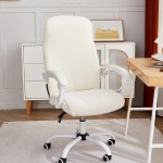 Żakardowy pokrowiec na fotel gamingowy komputerowy biurowy - krzesło obrotowe - kratka - ELK HORN