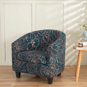 Pokrowiec na fotel klubowy - Amber Flowers