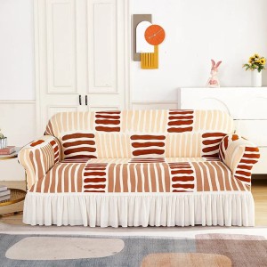 Pokrowiec na kanapę - sofę z falbaną - Casual I