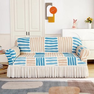 Pokrowiec na kanapę - sofę z falbaną - Casual II