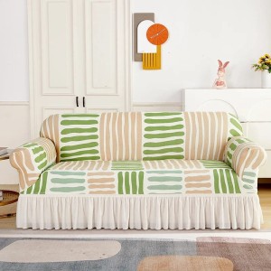 Pokrowiec na kanapę - sofę z falbaną - Casual III