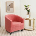 Pokrowiec na fotel klubowy - MAPLE RED