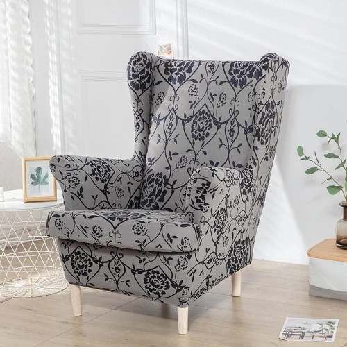 Pokrowiec na fotel norweski uszak IKEA - Dark Royal.jpeg