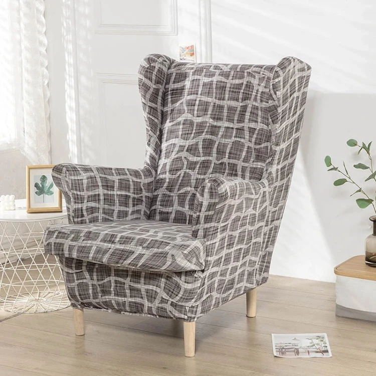 Pokrowiec na fotel norweski uszak IKEA - Curved Grid.jpeg