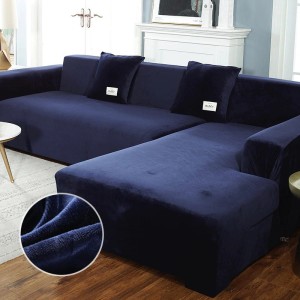 AKSAMITNY - PLUSZOWY POKROWIEC NA ROGÓWKE - NAROŻNIK - GRANAT