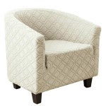 Żakardowy pokrowiec na fotel klubowy - Tear - SOFT KIND