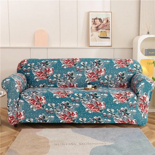 POKROWIEC NA SOFĘ - KANAPĘ - Frozen Flowers.jpeg