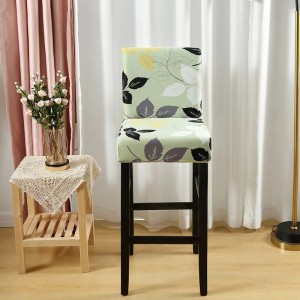 Elastyczny pokrowiec na krzesło barowe - hotelowe - Cetriolo