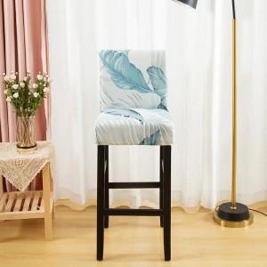 Elastyczny pokrowiec na krzesło barowe - hotelowe - PIÓRKA