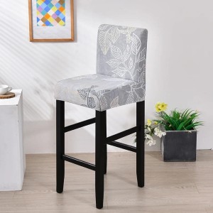 Elastyczny pokrowiec na krzesło barowe - hotelowe - Trasparente