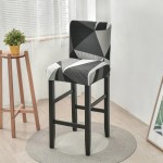 Elastyczny pokrowiec na krzesło barowe - hotelowe - Modern II