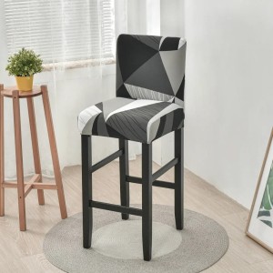 Elastyczny pokrowiec na krzesło barowe - hotelowe - Modern II