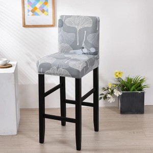 Elastyczny pokrowiec na krzesło barowe - hotelowe - RAIN CLOUD