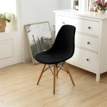 Żakardowy pokrowiec na krzesło skandynawskie - romb - DARK TONE INK