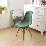 Żakardowy pokrowiec na krzesło skandynawskie - romb - GREYWACKE