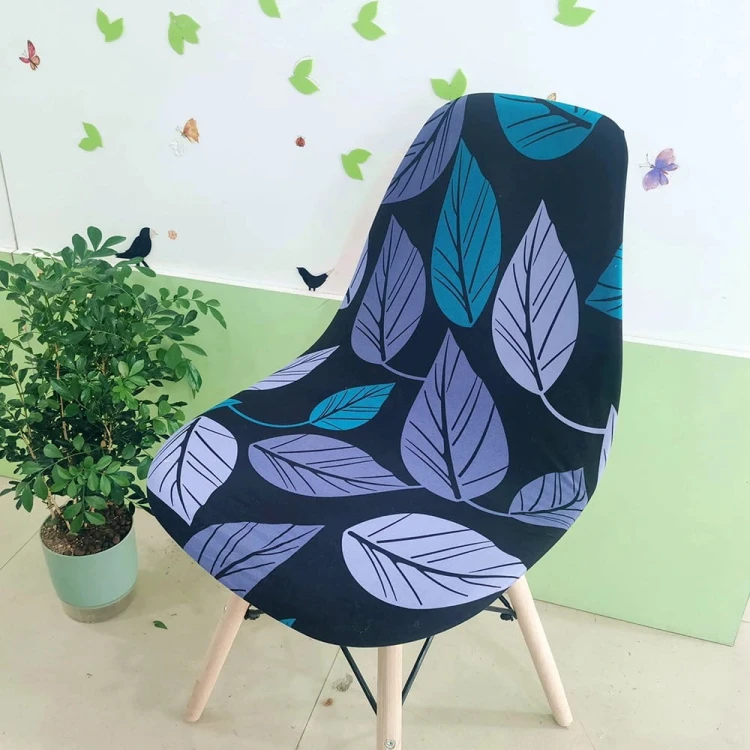 Elastyczny pokrowiec na krzesło skandynawskie - Cosy Leaf.jpeg