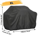 Pokrowiec na grill - wodoodporny - od 100x66x80cm do 190x71x117cm - rozmiar xl.jpeg