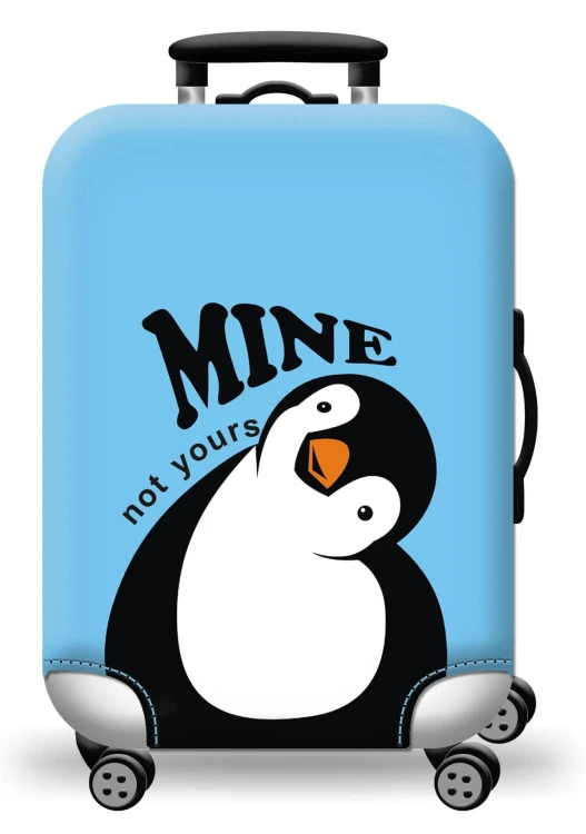 Elastyczny pokrowiec na walizkę - Penguin.jpeg