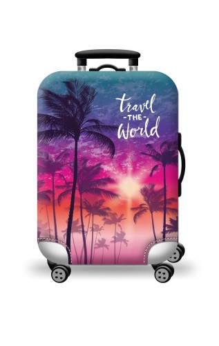 Elastyczny pokrowiec na walizkę - Miami Vibe.jpeg