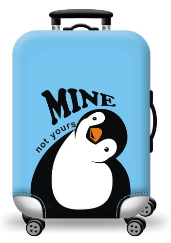 Elastyczny pokrowiec na walizkę - Penguin.jpeg