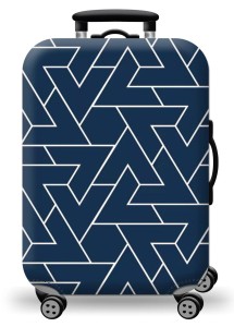 Elastyczny pokrowiec na walizkę - Tiles
