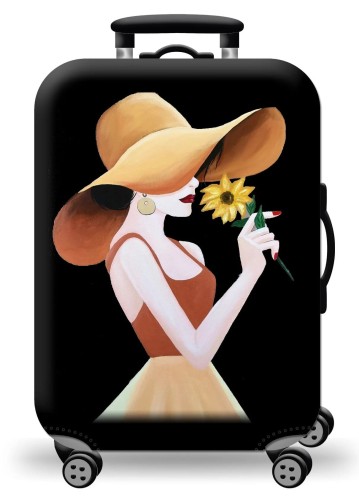 Elastyczny pokrowiec na walizkę - Woman.jpeg